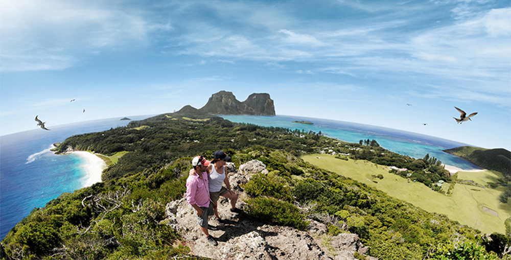 Lord Howe Island view from the top